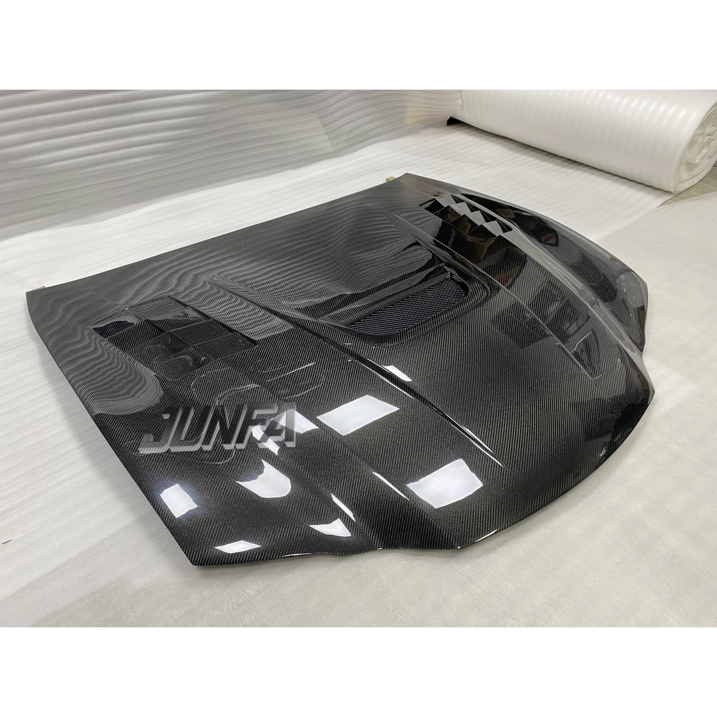 Air Vent Carbon Fiber Hood Scoop Car Engine Cover Bonnet Bodykit for GSF 2017 - Image 2
