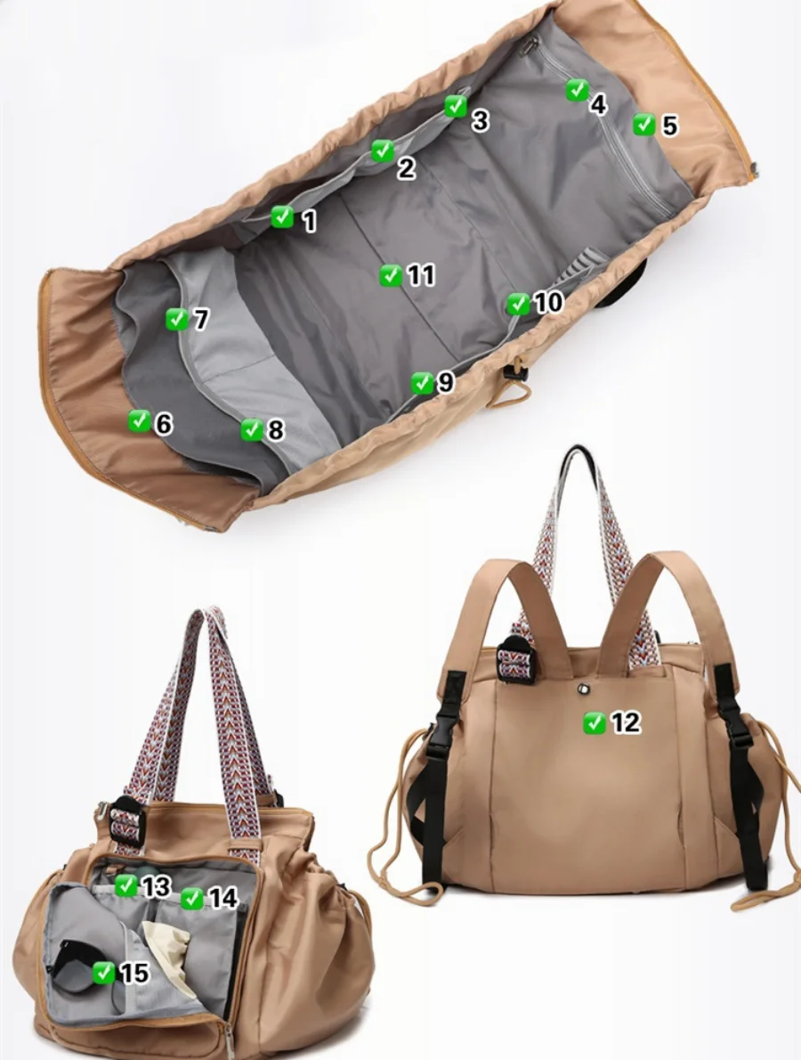 تنوعا حقيبة حفاضات السفر مهد حقيبة القماش الخشن في الهواء الطلق التخييم التسوق تخزين حقيبة يد المقصورات حقيبة المومياء حقيبة الظهر الرياضية