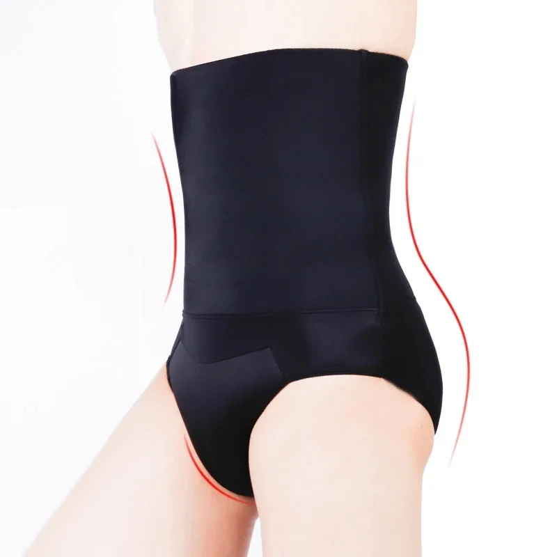 Underwear, Suitable for Transgender Men with High Waist, Flat Angle Shorts, Round and Chubby Fit, Tight Corset