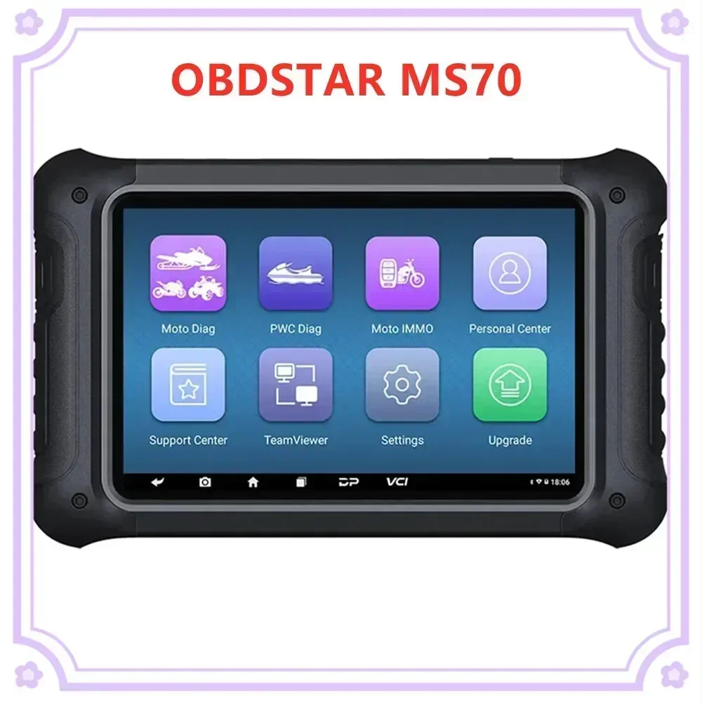 2024 OBDSTAR MS70 Motorcycle Diagnostic Tool New Generation Intelligent Motorcycle Scanner Supports IMMO Odometer Function