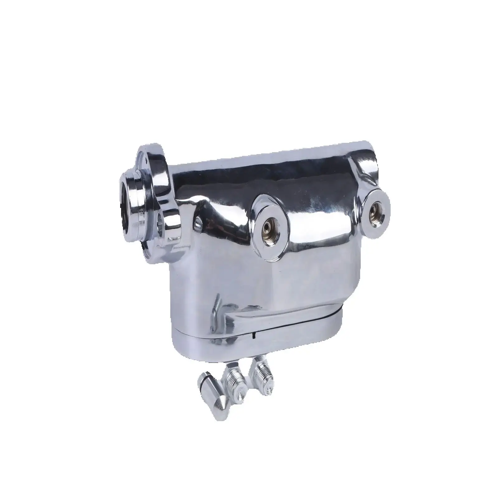 

Хромированный плоский главный тормозной цилиндр 1 дюйм, диаметр 9/16 дюйма, 1/2 дюйма, порта для GM