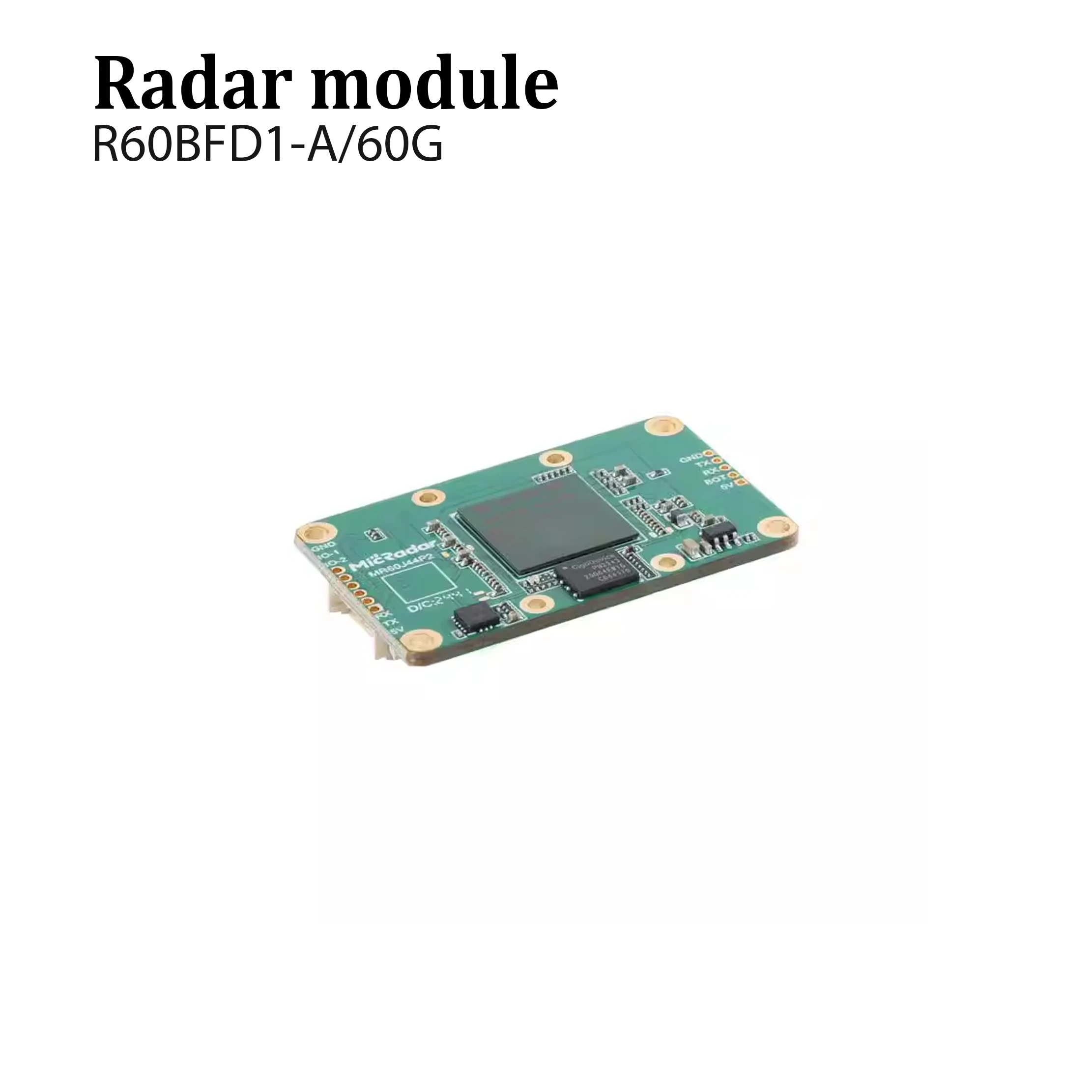 R60BFD1-A/60G Fall Detection Millimeter Wave Radar Module with Human Posture Recognition and Movement Monitoring