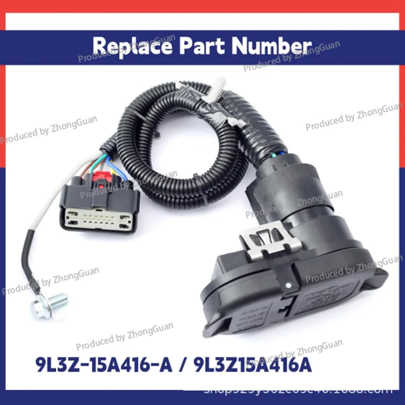 9L3Z-15A416-A Trailer Trailer Hook Wire Harness Connector for Ford F-150