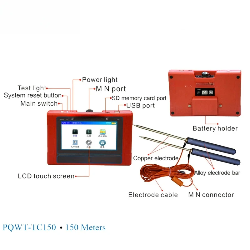 Finder 150M 300M 500M Underground Well Drilling Water Detector Groundwater