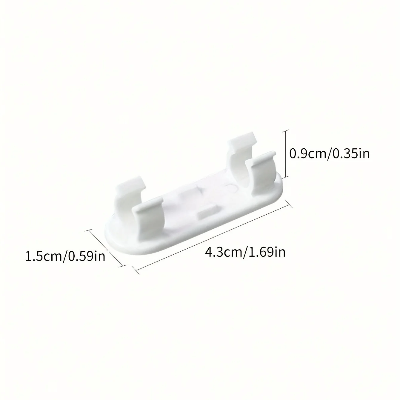 40pcs Adjustable Cable Clips - Sticky Wire Organizers for TV,PC & Ethernet Cords, Under Desk & Wall Cord Management,Organization