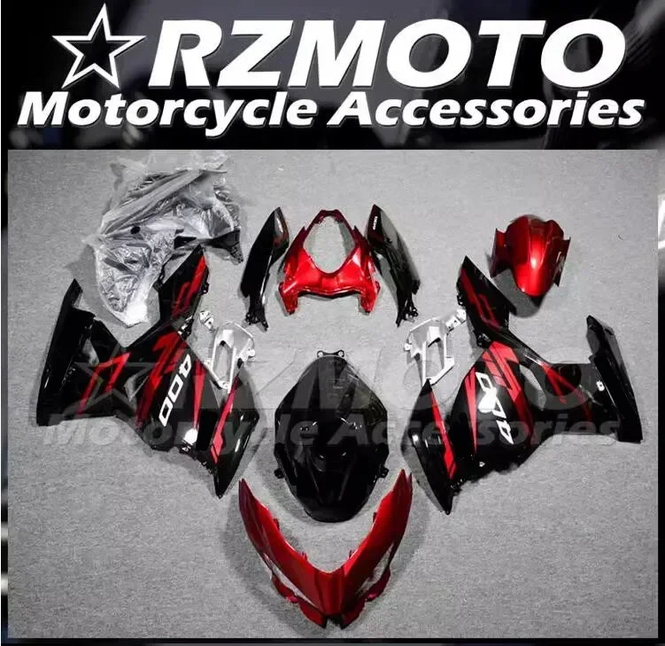 4Gifts New ABS Motorcycle Fairings Kit Fit For Kawasaki EX 250 400 2019 2020 2021 2022 2023 19 20 21 22 Bodywork Set Red