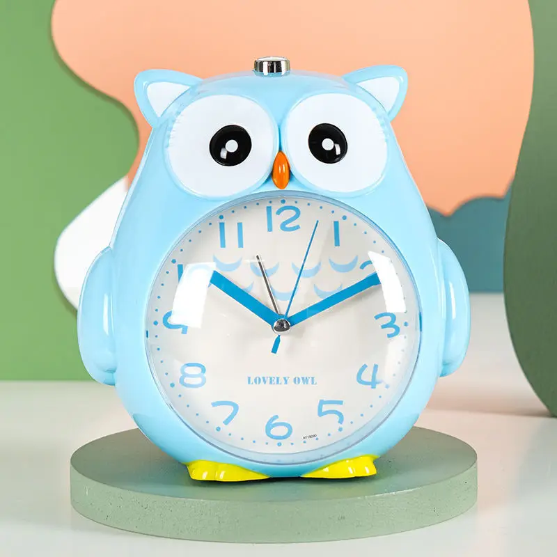 Cartoon Owl Alarm Clock with Night Light 2