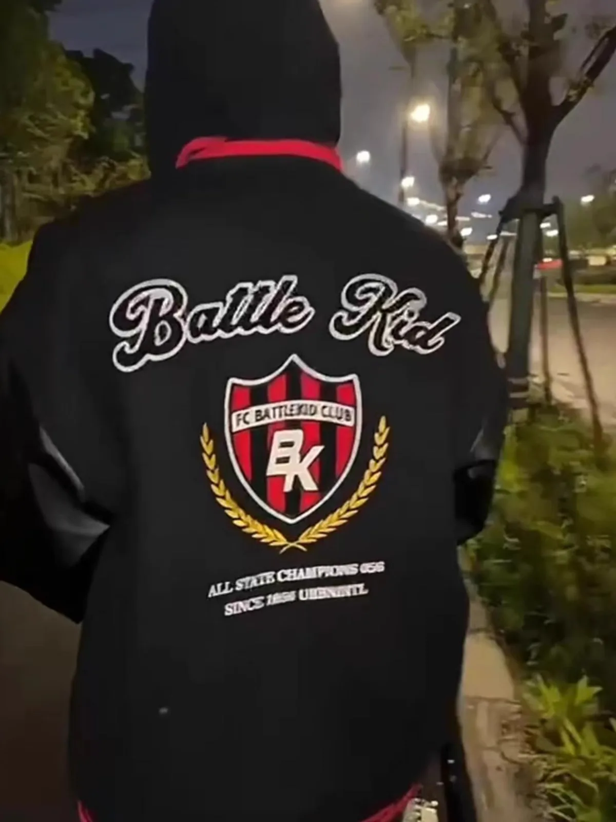 

Retro American Embroidered Letter Jaet Baseball Coat ex Autumn Winter Casual Loose Fit Versatile Outerwear