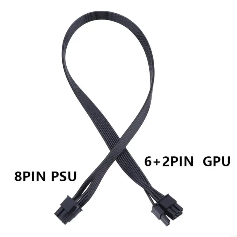 50/60/70/100 ซม. 8PIN ถึง 8PIN (6 + 2) สายไฟ GPU คอมพิวเตอร์การ์ดสายไฟ