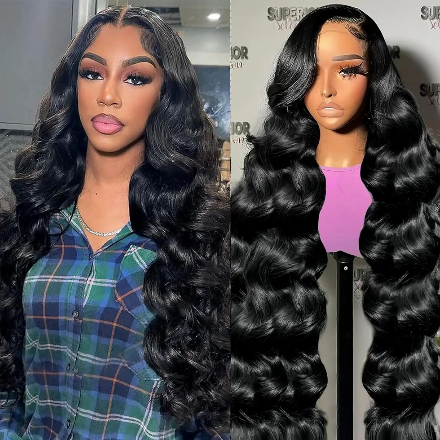 30 40 Inch 360 Full Lace Body Wave Wigs Human Hair 100% 13x4 13x6 HD Lace Frontal Wig For Black Women 4x4 5x5 Lace Closure Wigs