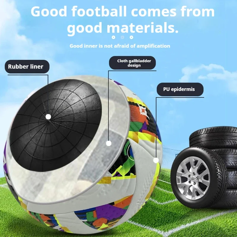 Kompetisi sepak bola ukuran 5 Tim Pemuda tim sepak bola profesional bola latihan profesional tahan aus elastis tinggi