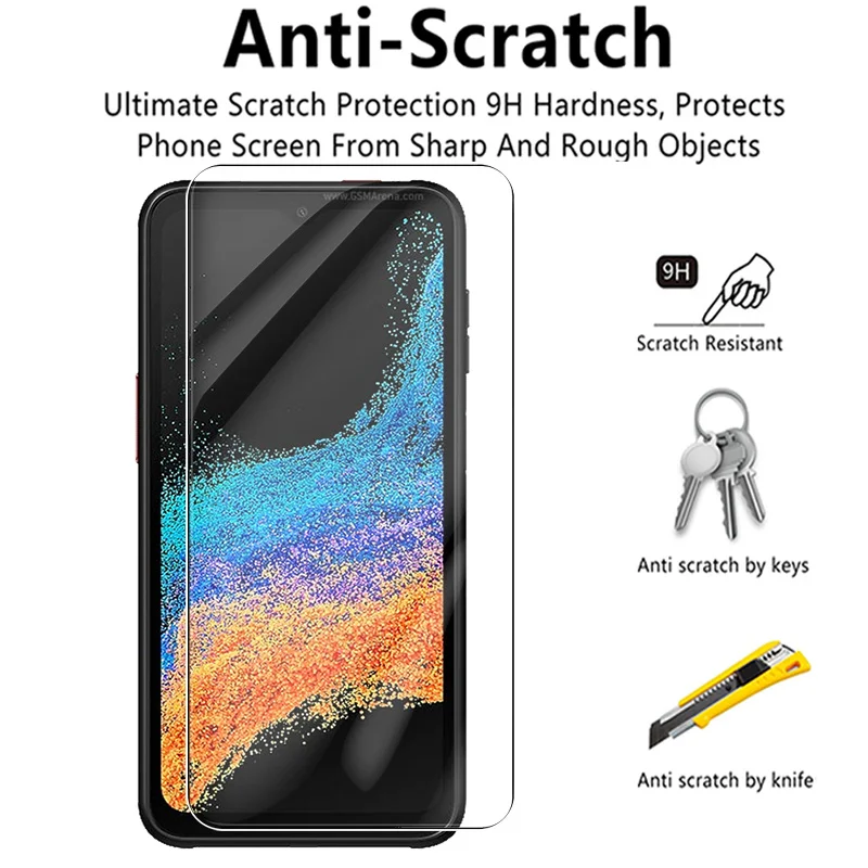 2PCS Tempered Glass Case For Samsung Galaxy Xcover6 Pro Screen Protector Xcover x cover 6 Pro 6pro Safety Protective Film Cover