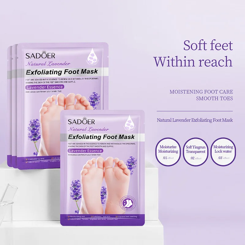 Feet Exfoliating Foot Masks Spa Pedicure Exfoliation Scrub Remove Dead Skin Heels Foot Peeling Anti Cracked Foot Skin Care