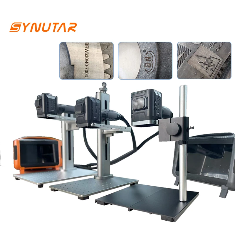 

Portable fiber laser marking machine with adjustable tabletop stand a compact and versatile cutting solution precision marking