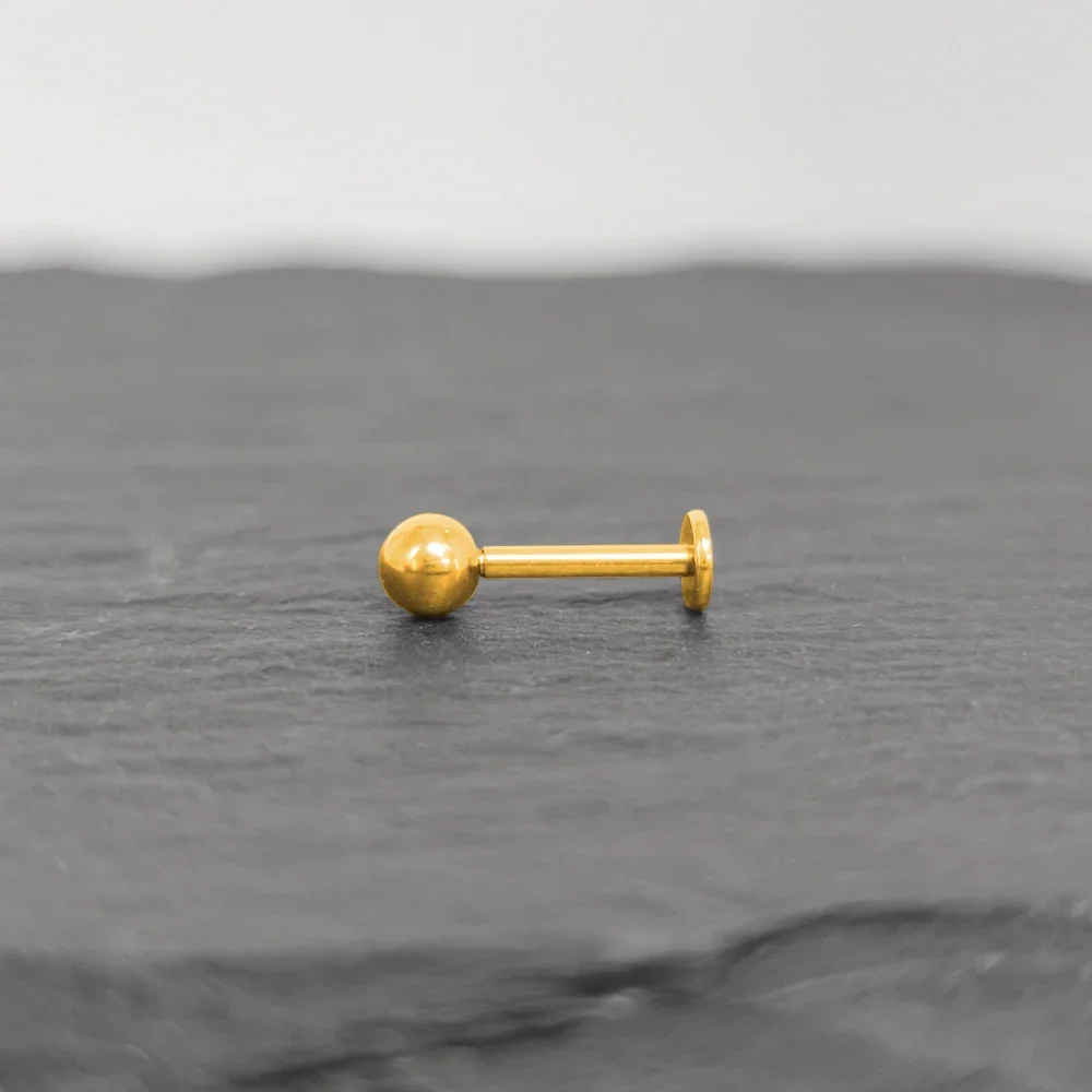 Titanium Tragus Piercing Lip Stud Earring
