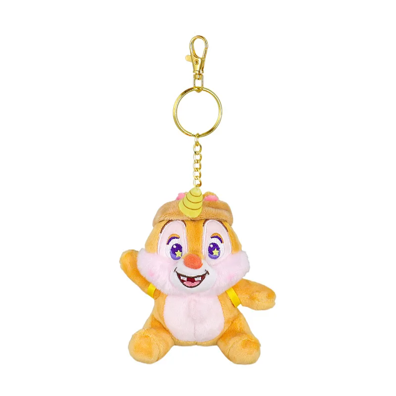 Kawaii Disney Cute Cartoon Chip 'n' Dale Plush Toys Bag Keychain Pendant Doll Decoration Friend Girl Birthday Gifts Peripheral