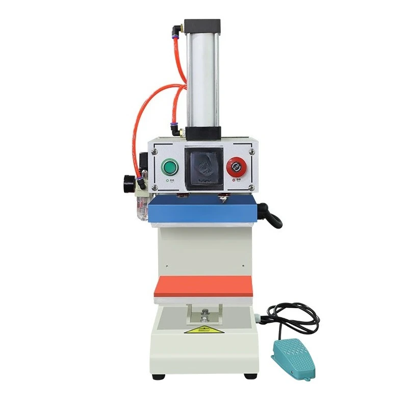 

Pneumatic single station ironing machine 10 * 15 small area printing heat transfer printing machine