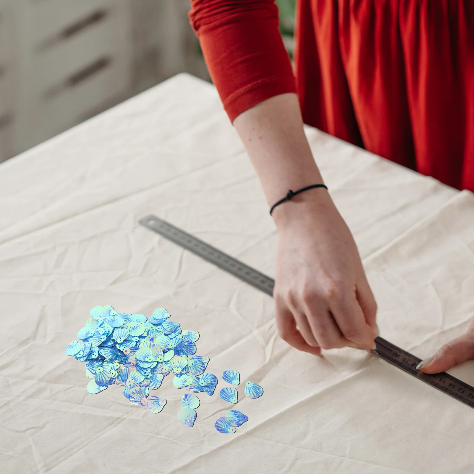 

18Mm Shiny Shell Shaped Sequins for DIY Sewing Crafts Decorative Embellishments on Clothes Bags Jewelry Wedding Anniversary