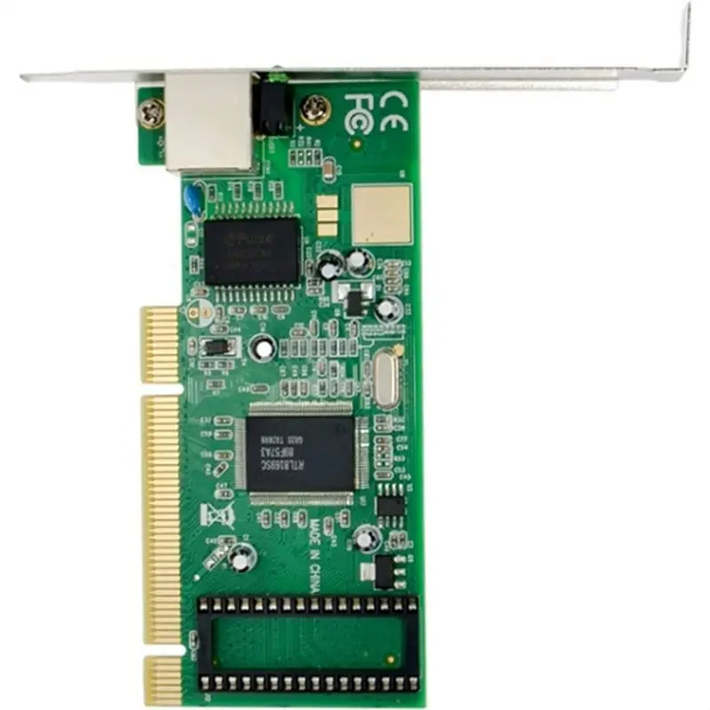 B27B RTL8169SC Chipset PCI To 10/100/1000M Gigabit Ethernet Network Card Adapter For Desktop Pcie Expansion Slot