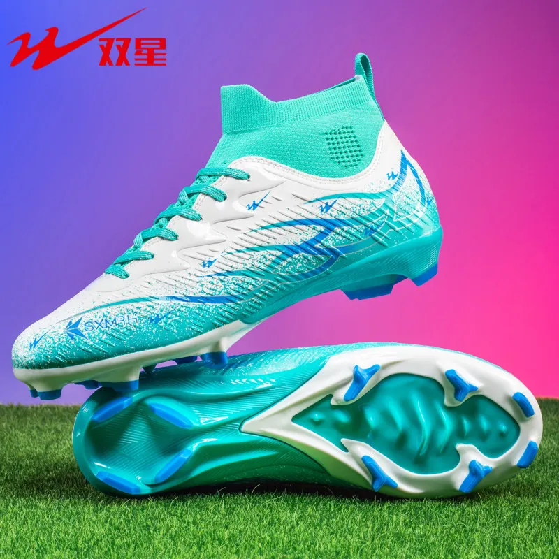 

Thin Breathable Grass Pitch Cleats Skid-resistant Sole for Park Lawn Youth Tournament Neighborhood Amateur Training Footwear