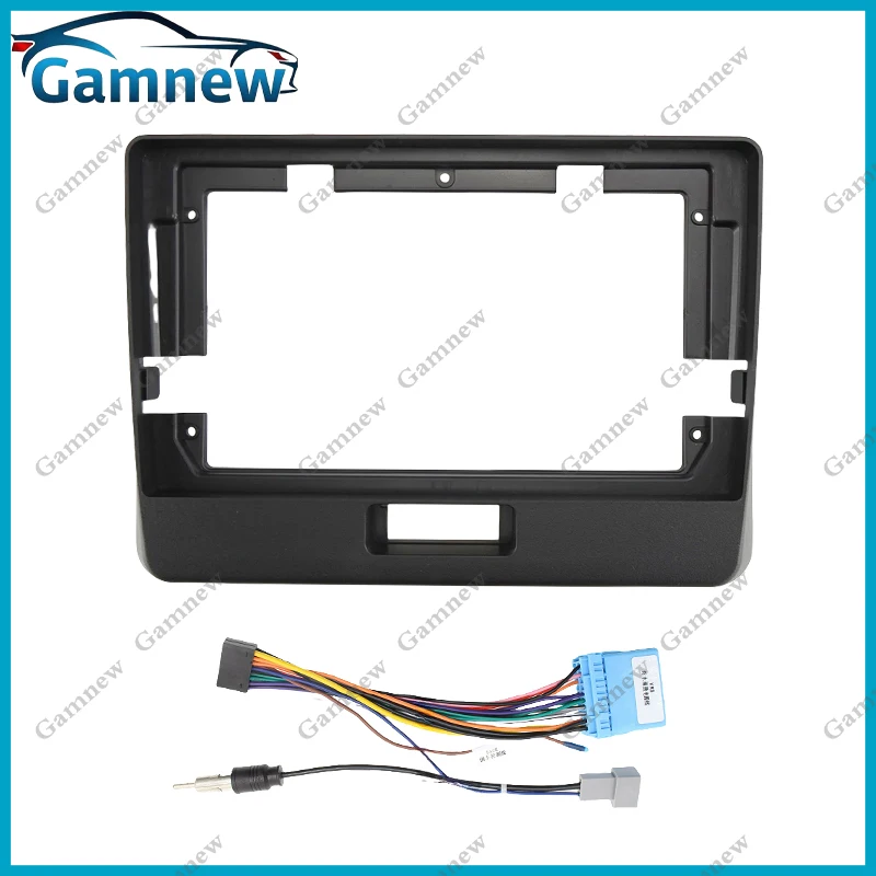 Gamnew 9 Inch Car Frame Fascia Adapter Cable Wire Android Radio Dash Panel Kit For Suzuki Carry 2019+