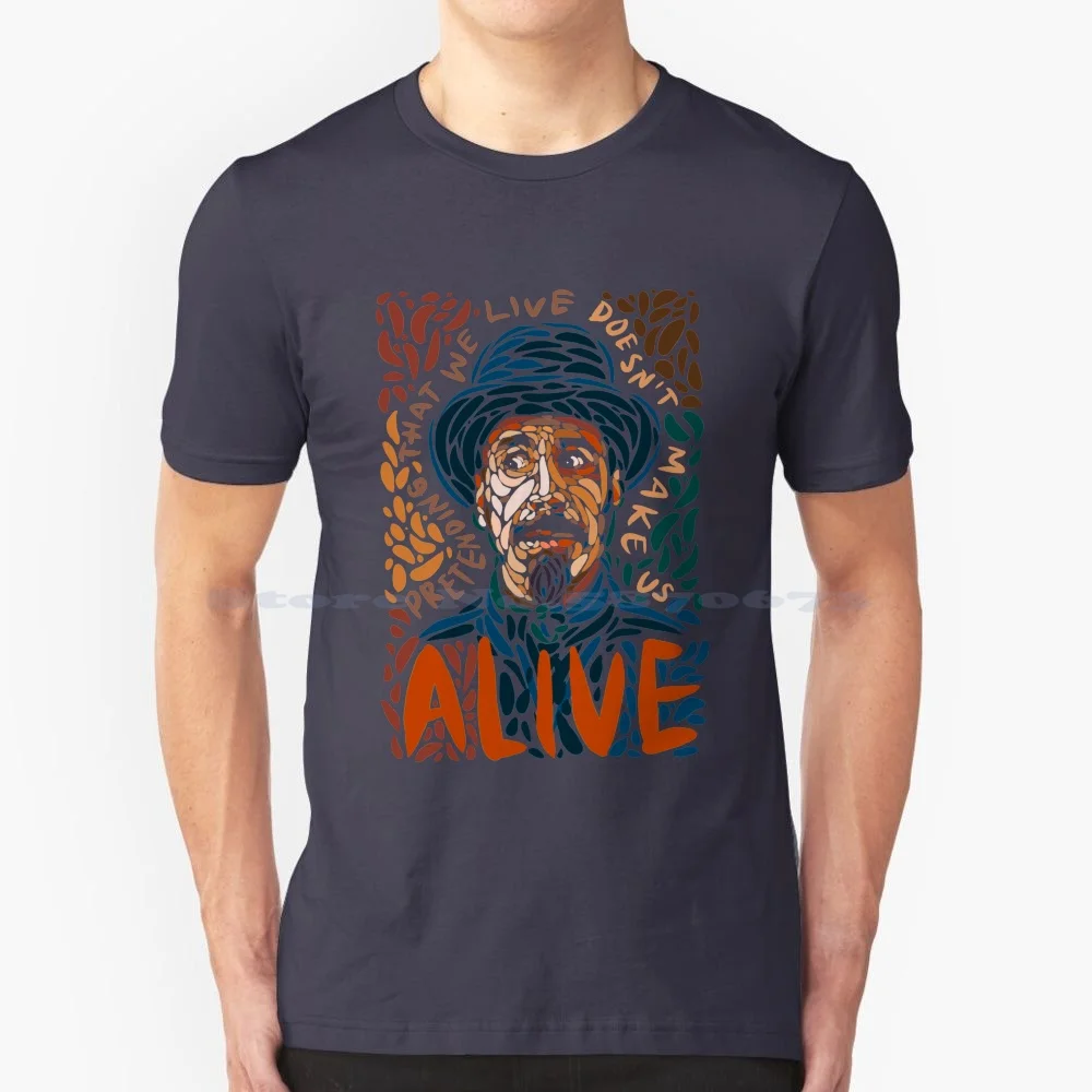 Serj Abstract Portrait T Shirt 100% Cotton Tee Soad Serj Tankian Abstract Portrait System Of A Down Alive Quote Musician Heavy