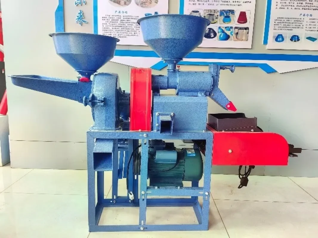 Rice mill rice beater household multi functional peeling machine milling shelling