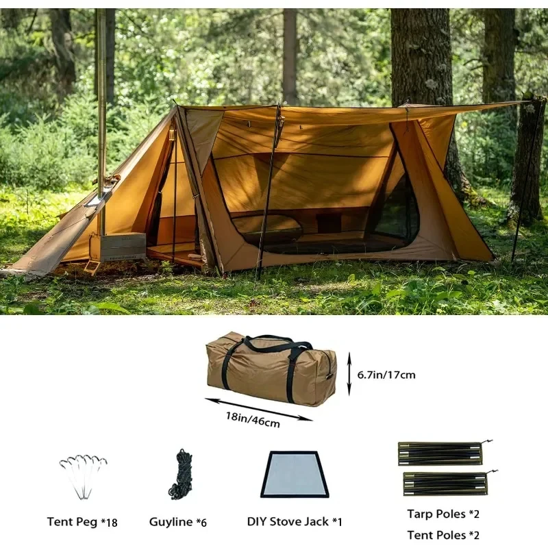 Tarp Poles Camping Hiking Tents