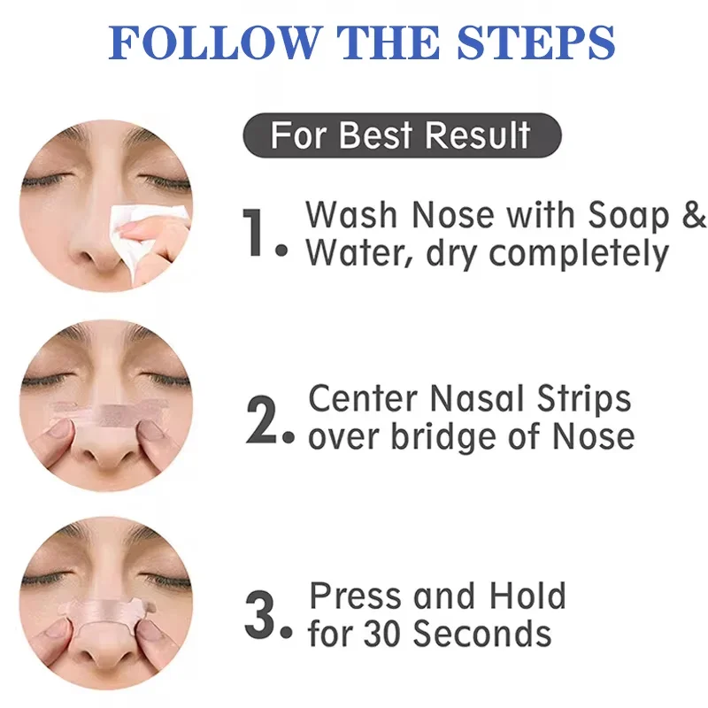 100/200/300 個の呼吸鼻ストリップ正しい方法でいびきを止める抗いびき鼻ストリップより簡単に呼吸しやすく良い睡眠パッチ