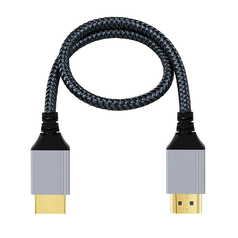 Nylon Braid HD 4K@60HZ ARC Compatible 2.0 HDMI TO HDMI HDTV Male to Male Plug Cable HDR 18Gbps For Projector HDT PS4/3 TV Camera