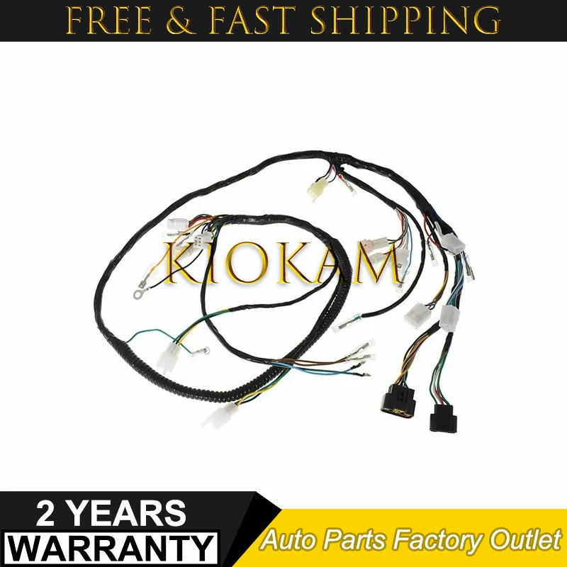 1PC Fit for Yamaha Warrior 350 YFM350X 1997 1998 1999 2000 2001 Carbman Wire Harness Assy 3GD-82590-40-00 3GD825904000