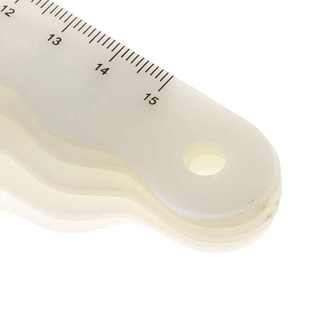 PD Ruler Optical Plastic Triangle Hard Eye Measurement Tool for Glasses and Optometry Usage