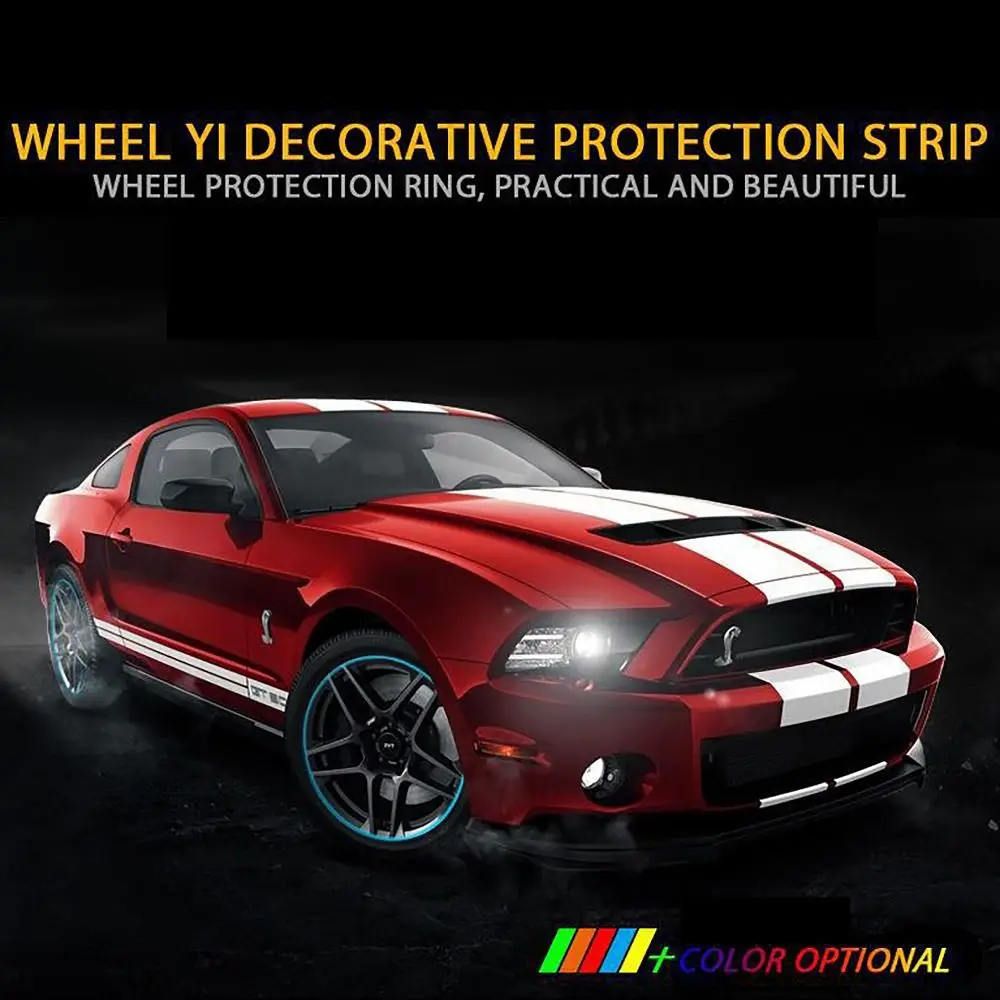 Anti-scratch Strip Car Rim Protect Strip Car Styling Tool Car Accessory Car Wheel Sticker Wheel Edge Protector For Auto Car