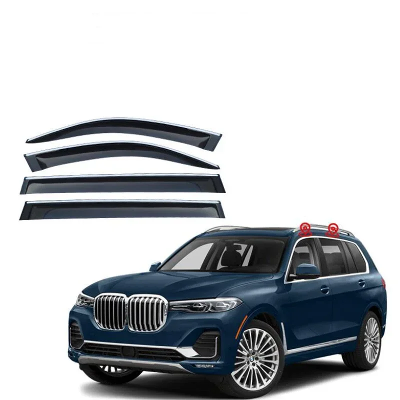 

Window Visor Rain Guard Side Window Deflector Weather Shield Car Accessories For B.M.W. X7 2019 2020 2021 2022 2023