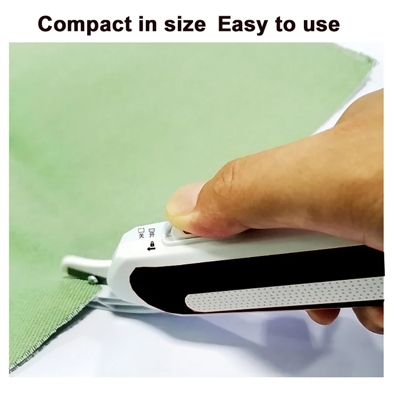 FS-102 Mini Portable Electric Cutting Scissors Electric Cloth Cutter Electric Scissors Cordless Fabric Electric Scissors Cutter