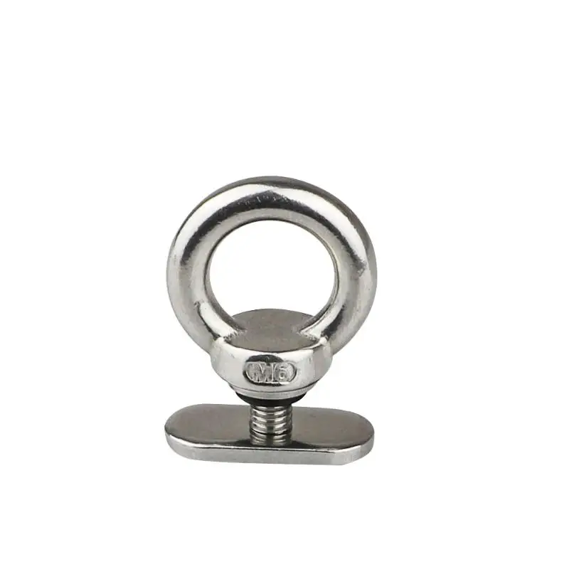2/4Pcs 304/316 Stainless Steel Tie Down Rail Mount Eyelet Precise Easy Installation Multifunctional Kayak Rail Mount Accessories