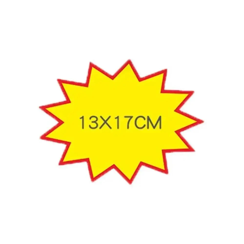 

100 шт. 13*17 см поп-взрывная реклама пустая бумажная карточка вывеска доска для розничной торговли полка канала точка продажи бирка цен