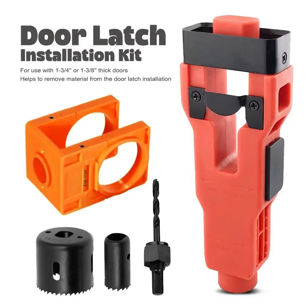 Accurate Scoring Door Kit Door Mount Square or Round Door Mortise Tool Stainless Steel Plastic Door Installation Kit