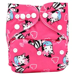 2023 1pcs/set Washable Eco-friendly Baby Cloth Diaper Ecological Adjustable Nappy Reusable Diaper Fit 0-2year 3-15kg