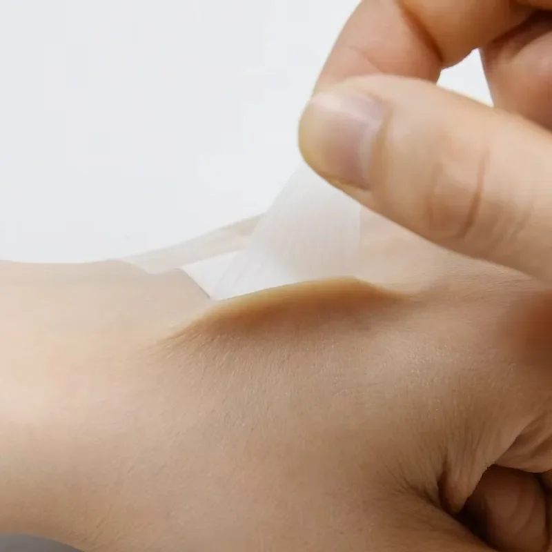 Medical Adhesive Waterproof Plaster Strips for Wound, Sports, Bathing (120pcs PU Transparent)