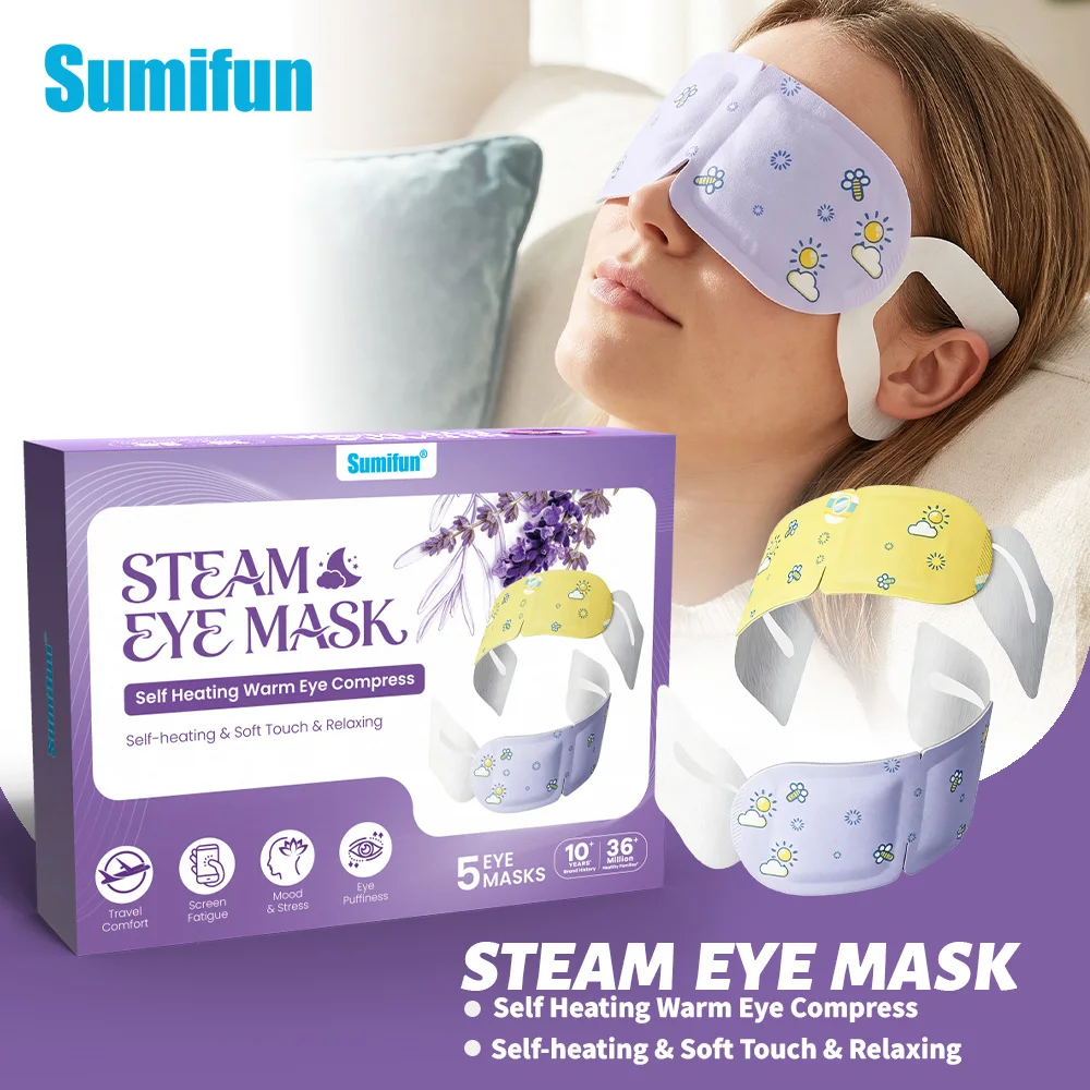 10/20Boxes Steam Eye Mask Warm Relaxing Body Health Care