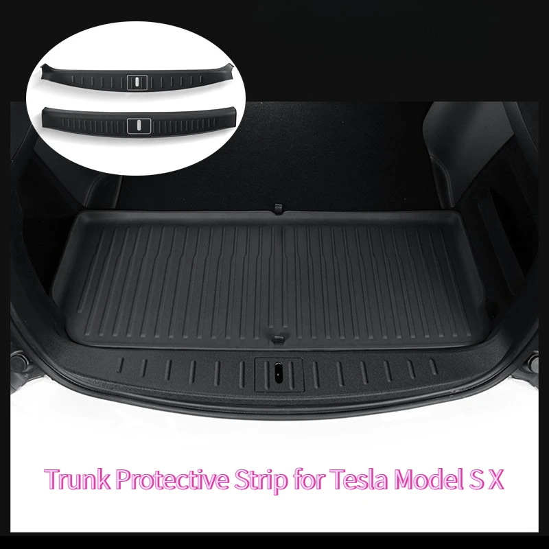 

Trunk Protective Strip for Tesla Model S X TPE Anti Dirt and Anti Scratch Threshold Strip Cargo Threshold Sill Cover Accessories