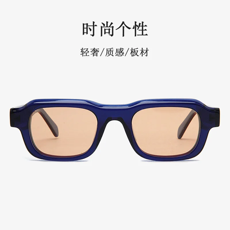 

Маленькие квадратные солнцезащитные очки из ацетата в стиле ретро ручной работы для мужчин и женщин, прямоугольные классические брендовые очки по индивидуальному заказу