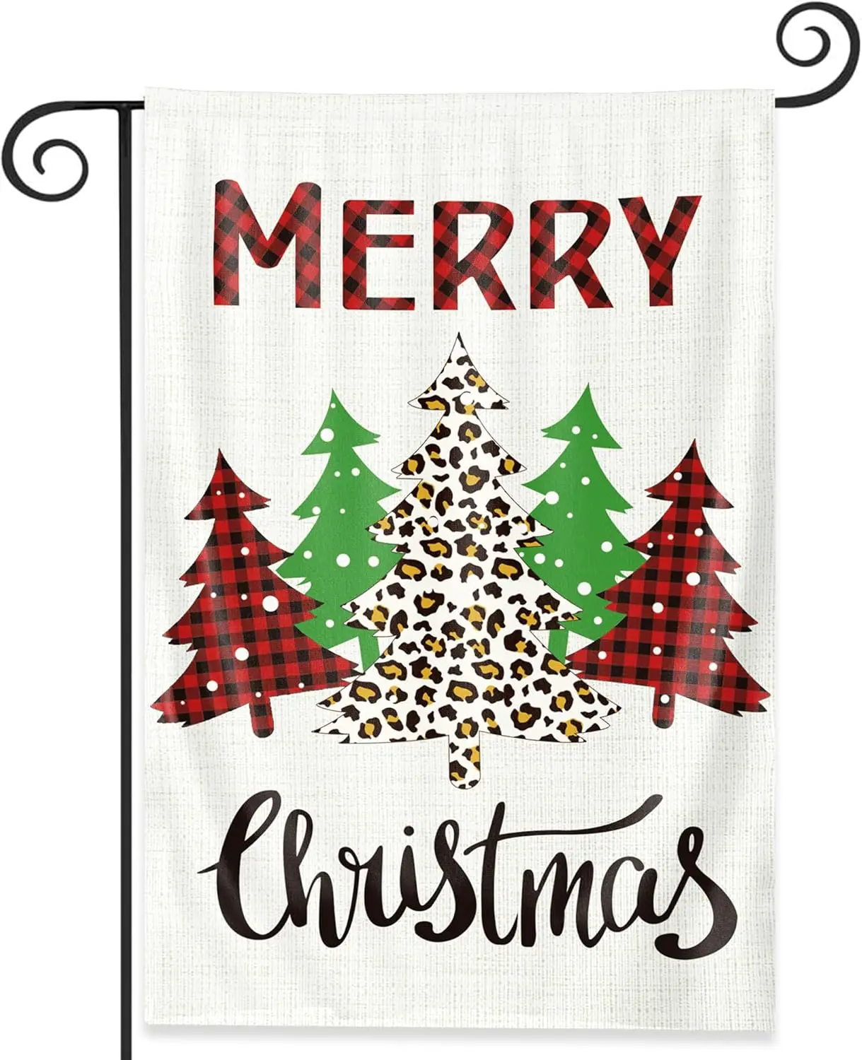 KatchOn, Merry Christmas Garden Flag - 12x18 Inch, Double Sided | Christmas Yard Flag for Christmas Decorations Outdoor | Merry