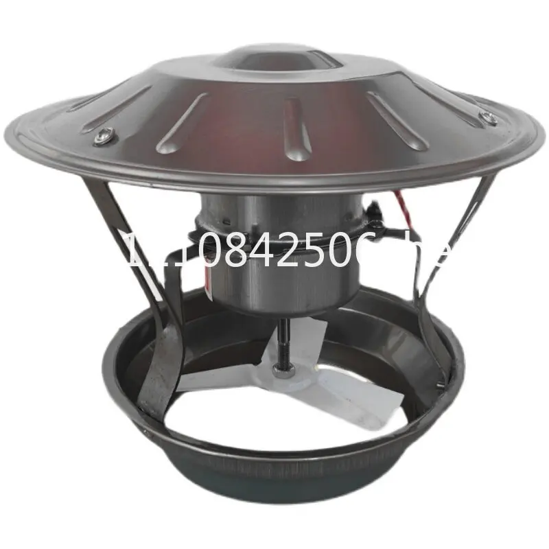 rainproof large cover induced draft fan chimney, cigarette extractor, smoke exhaust ventilation and anti-dumping artifact