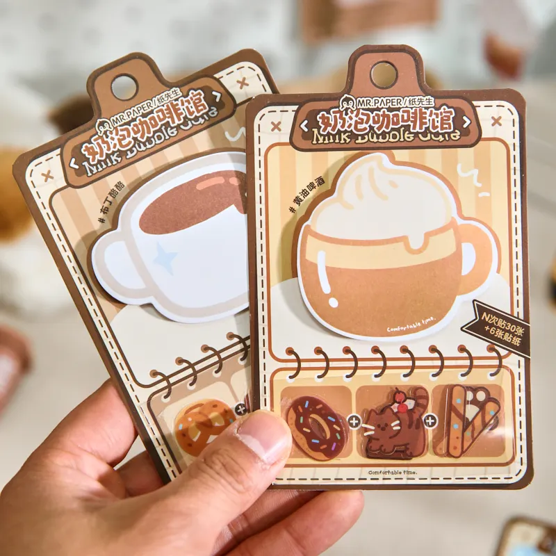 Imagen 4: Bloc de Notas Adhesivas Kawaii de 30 Hojas con Lista de Tareas Diarias, Papel de Mensajes con Dibujos Animados Estilo INS para Scrapbooking y Material Escolar