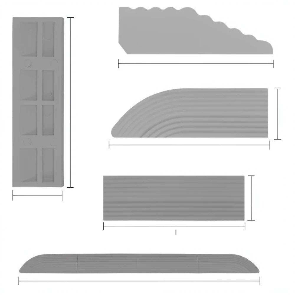 Robot Vacuum Threshold Climbing Mat For Home Use Roborock Dreame Ecovacs Smooth Transition Accessory