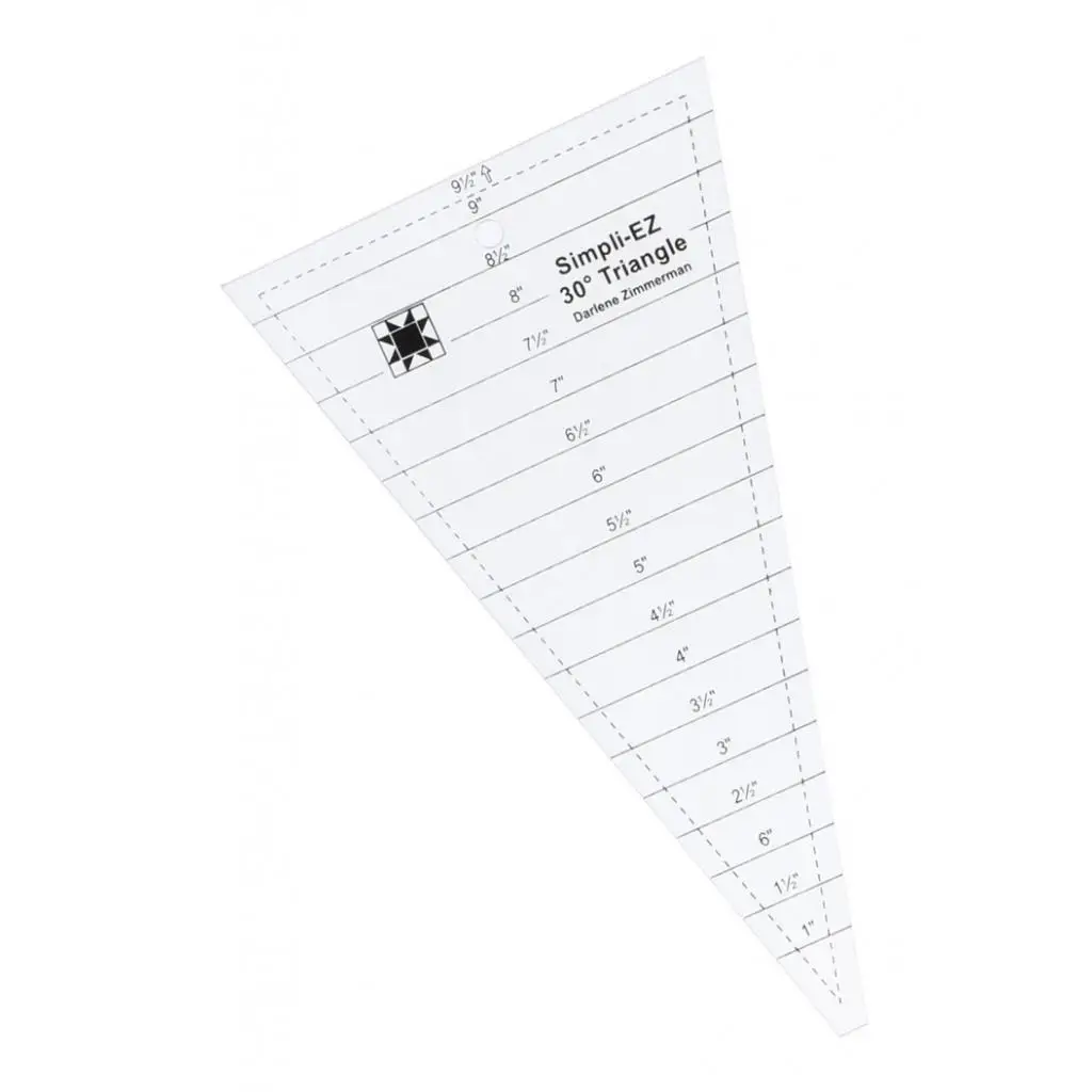 Multi-function Transparent Quilting Dresden Template Ruler Tailoring Tool