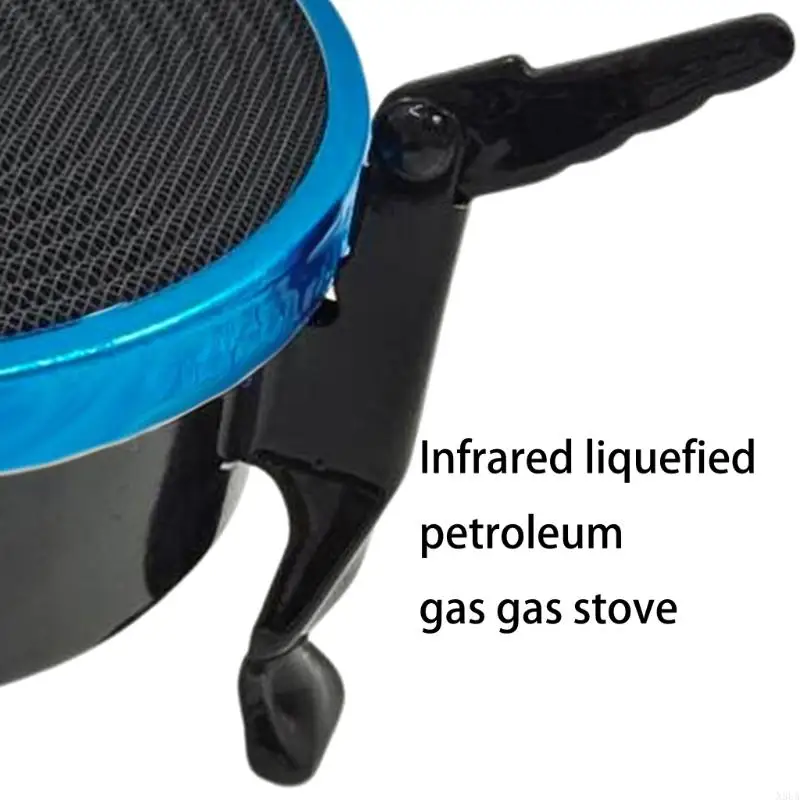 N3UA Practical Propane Burners Camping Propane Stove Iron Texture Burning Stove for Professional and Home Cooking