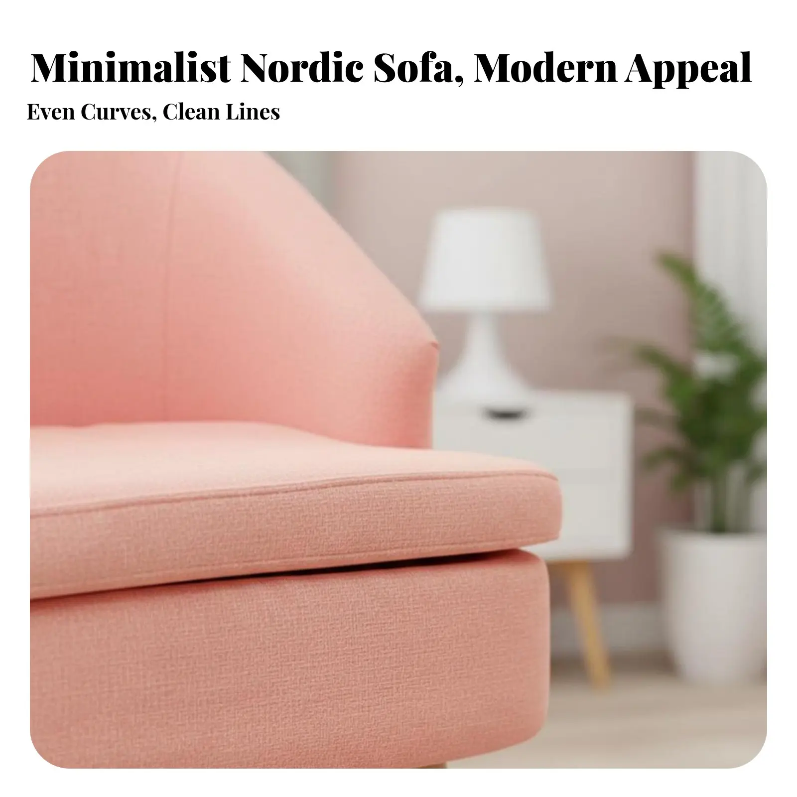 Space-Efficient Upholstered Armchair Space-Saving Single Sofa Removable and Cleanable Cover Minimalist Design for Renters